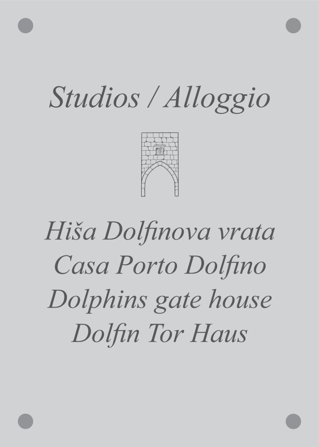 Don Dolfino Guesthouse - Hisa Dolfinova Vrata Piran Exterior foto